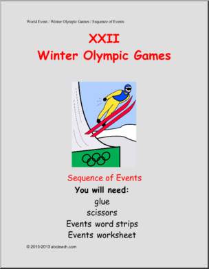 Learning Center: Winter Olympics Event Sequencing